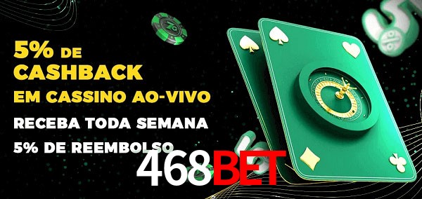 Promoções do cassino ao Vivo 468Bet